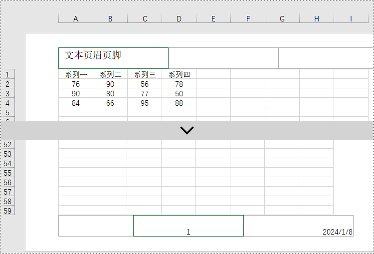 python 添加页眉和页脚到 excel