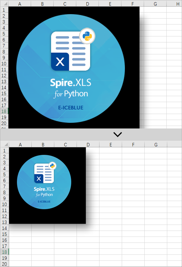 python 在 excel 中压缩、调整大小或移动图像