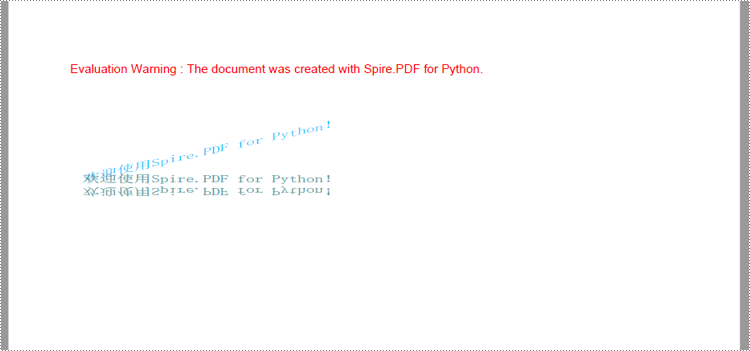 python 在 pdf 中的绘制文本