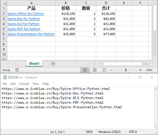 python 在 excel 中提取、修改或删除超链接