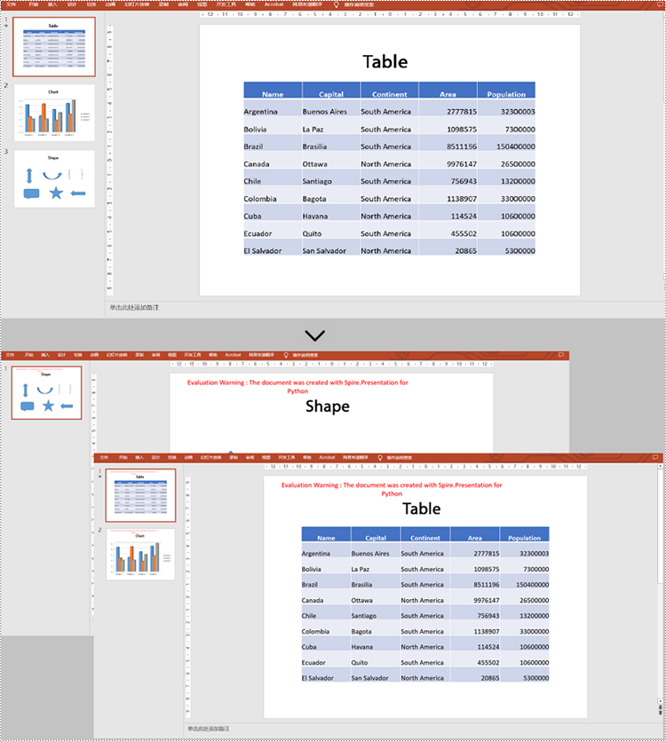 python 拆分 powerpoint 幻灯片